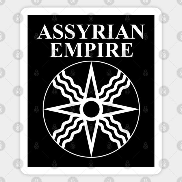 Assyrian Empire Symbol Shamath the Sun God Magnet by AgemaApparel